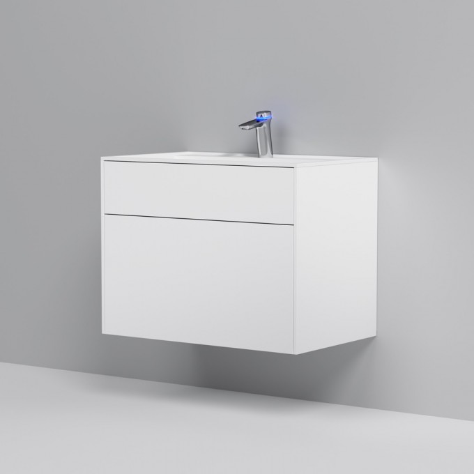 База под раковину подвесная 80 см, 3 ящика, белый матовый AM.PM INSPIRE 2.0 M50AFHX0803WM