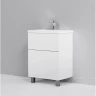 База с раковиной, напольная, 60 см, 2 ящика push-to-open AM.PM GEM M90-FSX0602-WC0602WG