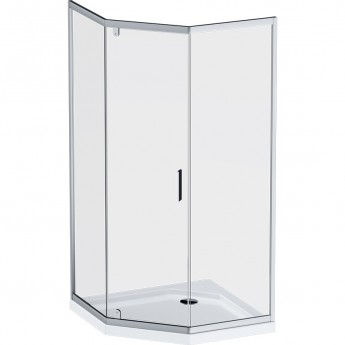 Душевое ограждение 90x90 см, пятиугольное, без поддона AM.PM GEM W90G-405-090MT Душевое ограждение 90x90 см, пятиугольное, без поддона AM.PM GEM W90G-405-090MT