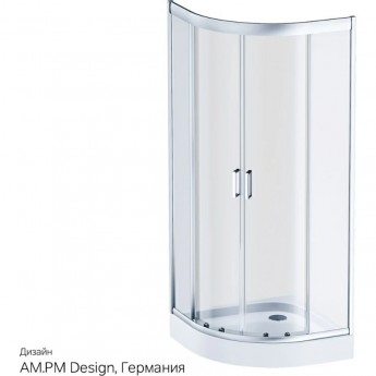 Душевой уголок 80х80 см, без поддона AM.PM GEM W90G-401-080WT