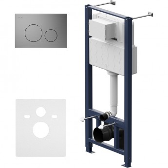 Инсталляция для подвесного унитаза с пневматической клавишей Pro L AM.PM