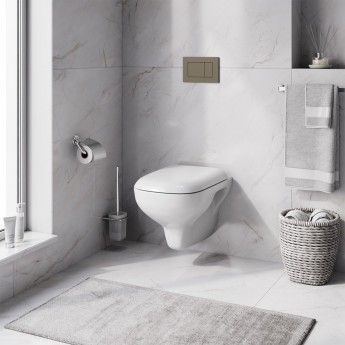 Комплект: инсталляция с подвесным унитазом безободковым FlashClean, с сиденьем микролифт и клавишей AM.PM LIKE