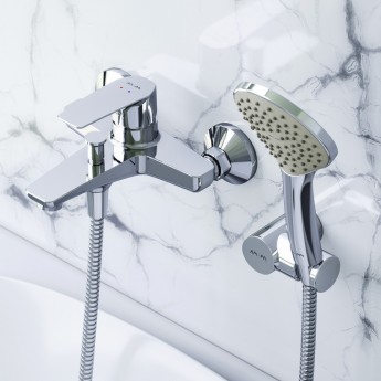 Смеситель для ванны и душа с душевым набором AM.PM Смеситель для ванны и душа с душевым набором AM.PM