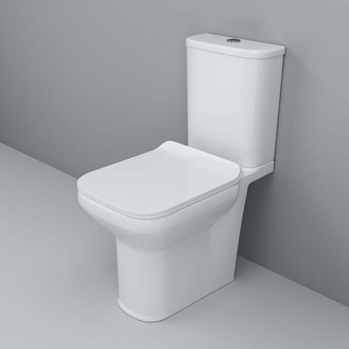 Унитаз-компакт без ободка с сиденьем микролифт AM.PM C45A8700SC Унитаз-компакт без ободка с сиденьем микролифт AM.PM C45A8700SC