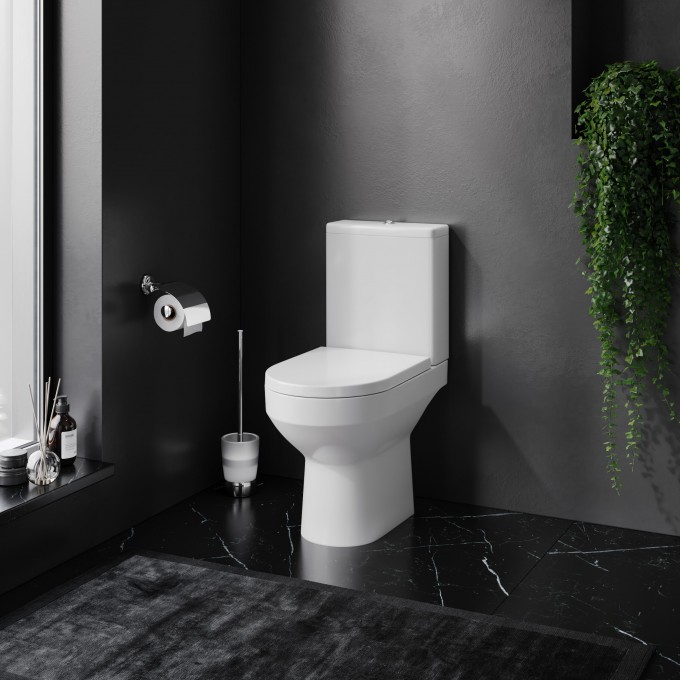 Унитаз-компакт, напольный, с закрытым сиденьем AM.PM SPIRIT 2.0 C708600SC Унитаз-компакт, напольный, с закрытым сиденьем AM.PM SPIRIT 2.0 C708600SC
