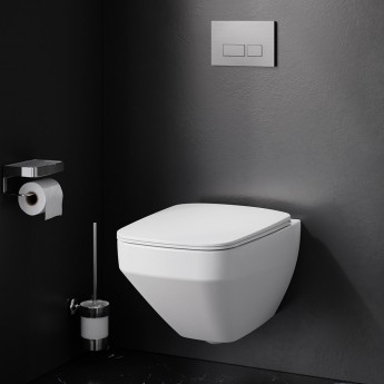 Унитаз подвесной, безободковый, с быстросъемным сиденьем микролифт AM.PM INSPIRE 2.0 Унитаз подвесной, безободковый, с быстросъемным сиденьем микролифт AM.PM INSPIRE 2.0